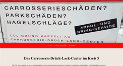Desktop Screenshot of cdl-kaeppeli.ch